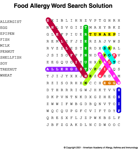 Allergy Asthma Puzzles AAAAI